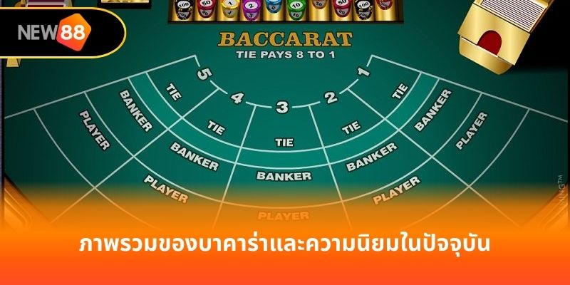 ภาพรวมของบาคาร่าและความนิยมในปัจจุบัน