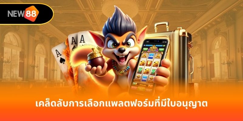 เคล็ดลับการเลือกแพลตฟอร์มที่มีใบอนุญาต